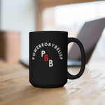 Black PoweredByBelief Mug 15oz